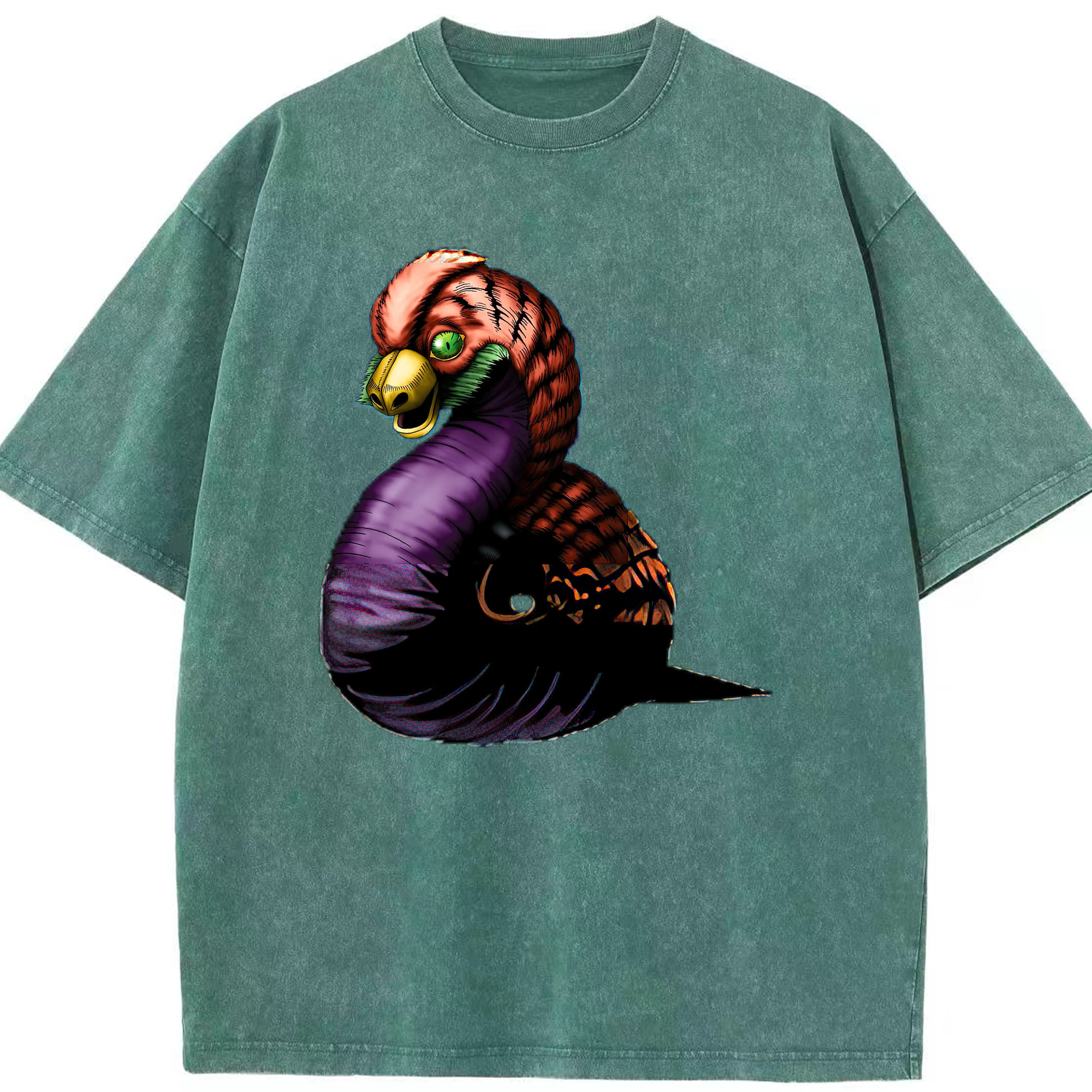 （画像用） 遊☆戯☆王 Yu-Gi-Oh! 綿100% ヴィンテージ風 半袖Tシャツ（フロントプリント）